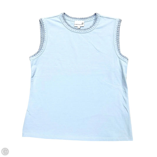 Top Sleeveless By Cartolina In Blue, Size: S