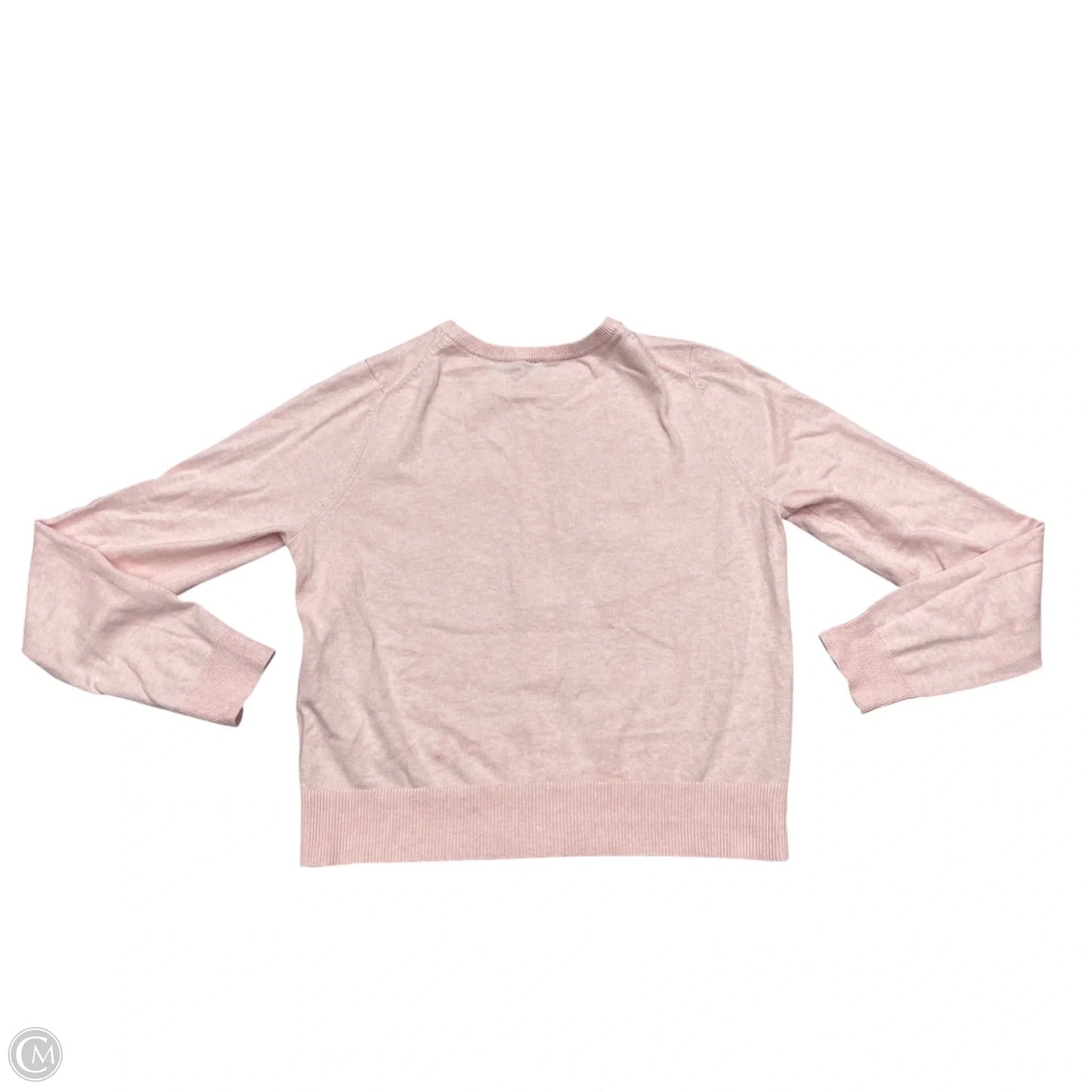 Sweater Cardigan By Anthropologie In Pink, Size: S