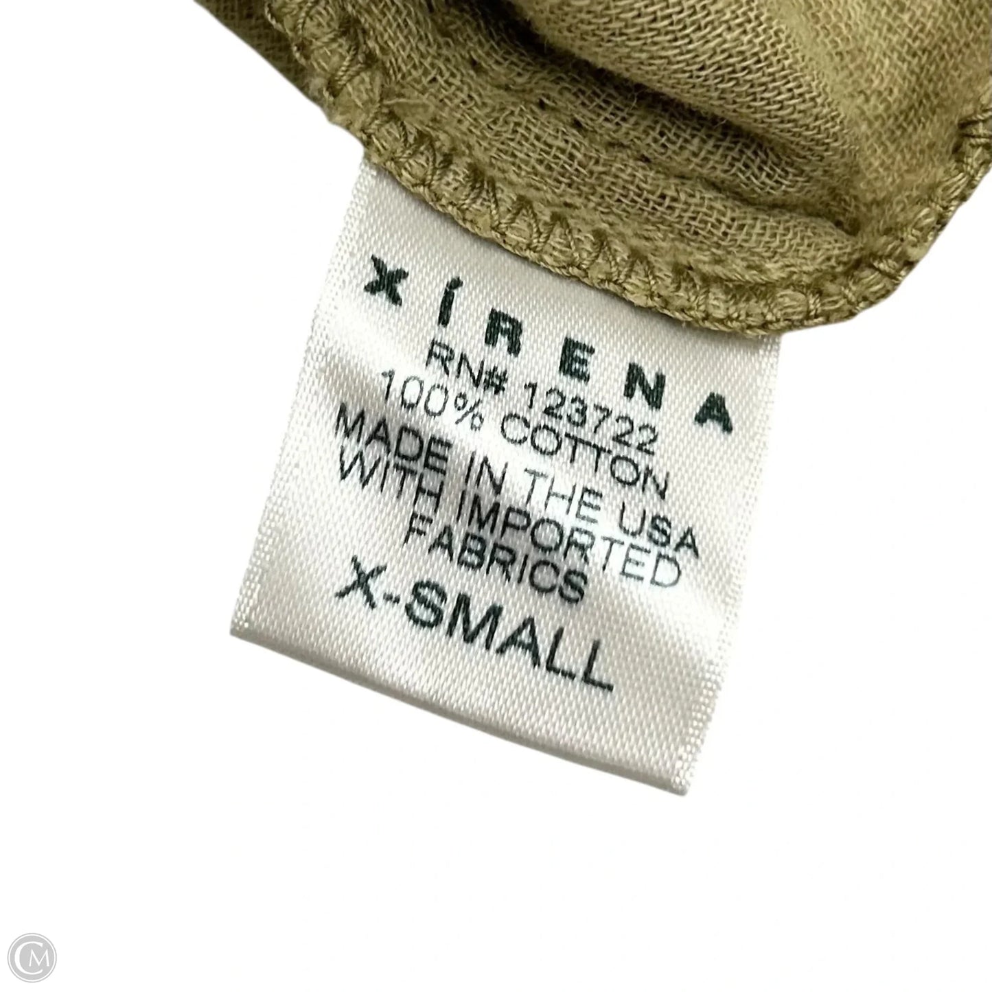 Top Short Sleeve By Xirena In Green, Size: Xs