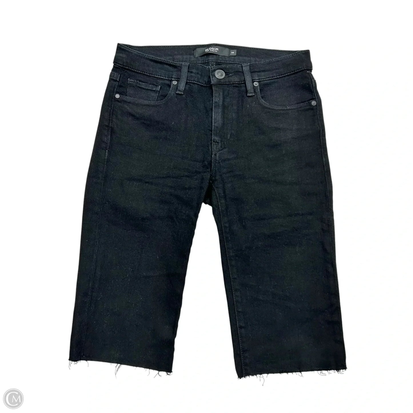Shorts By Hudson In Black Denim, Size: 0