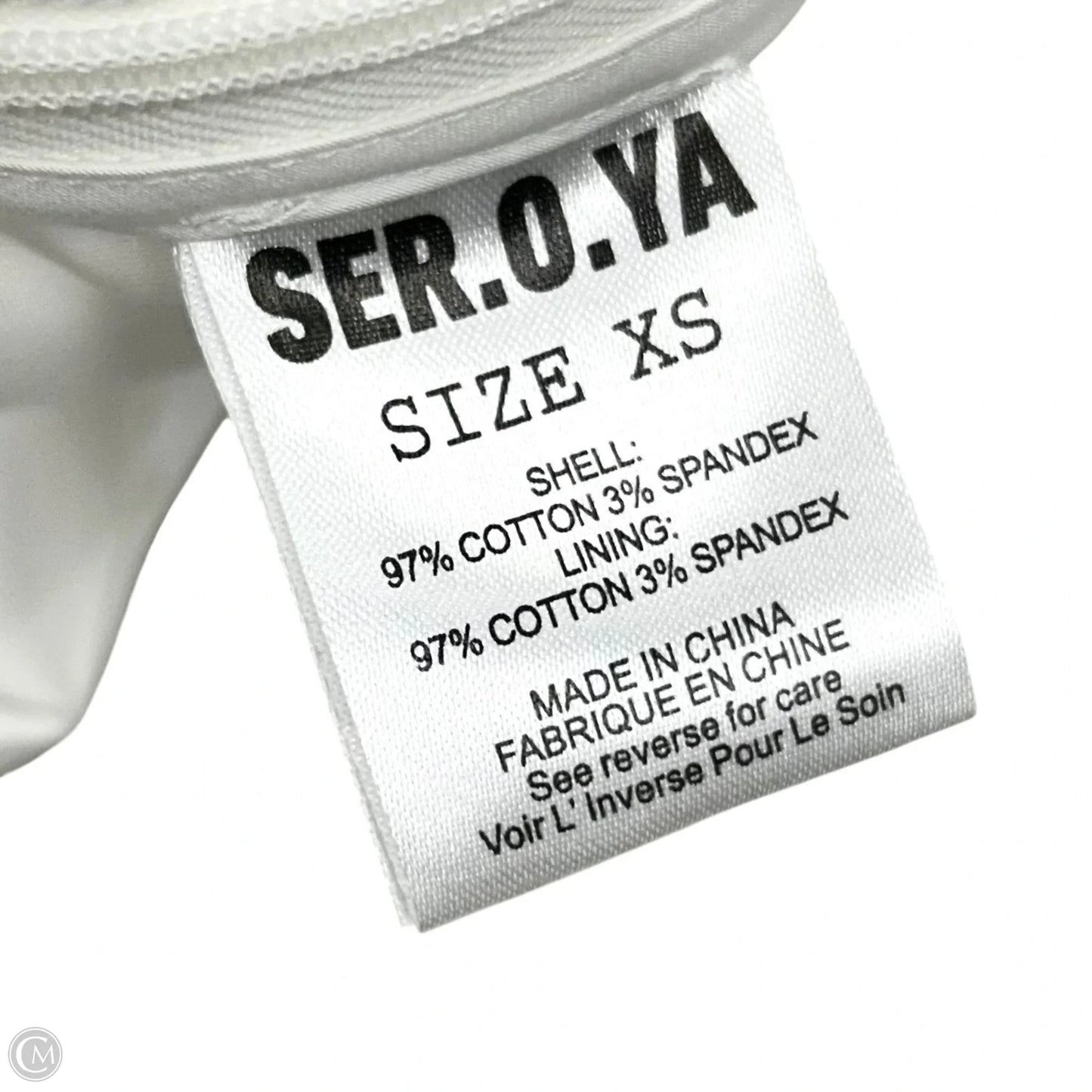 Skort Mini & Short By Ser O Ya In White, Size: Xs