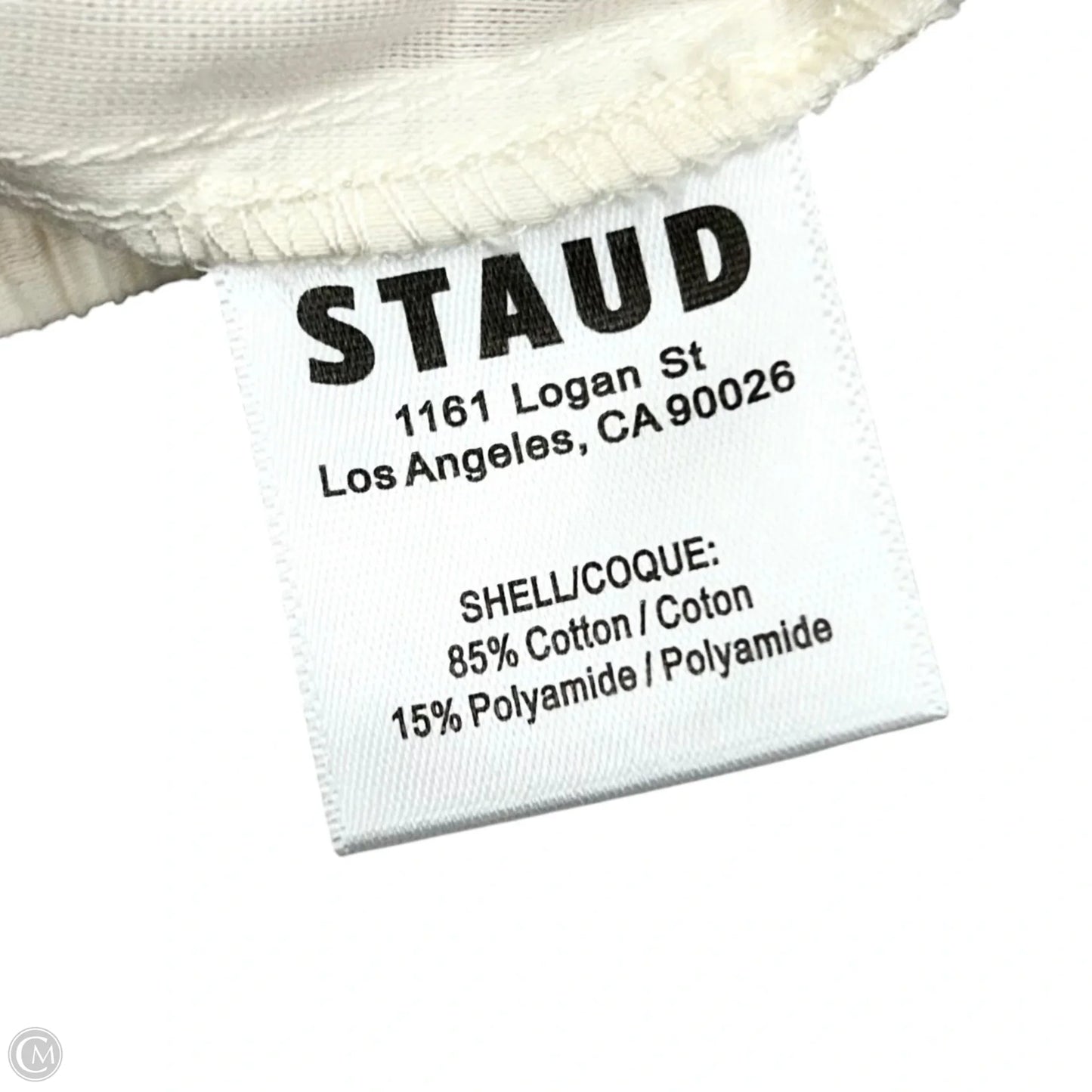 Shorts By Staud In Tan & White, Size: Xs