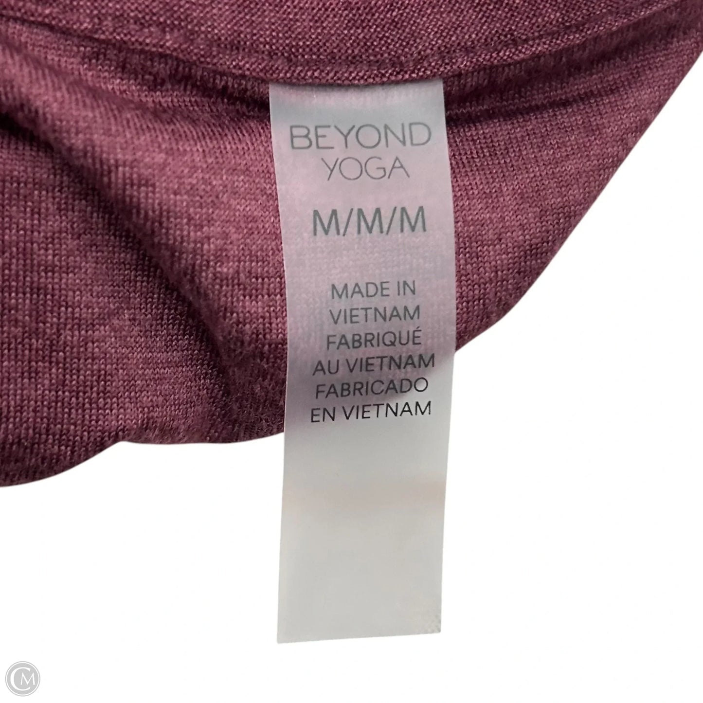Athletic Tank Top By Beyond Yoga In Maroon, Size: M