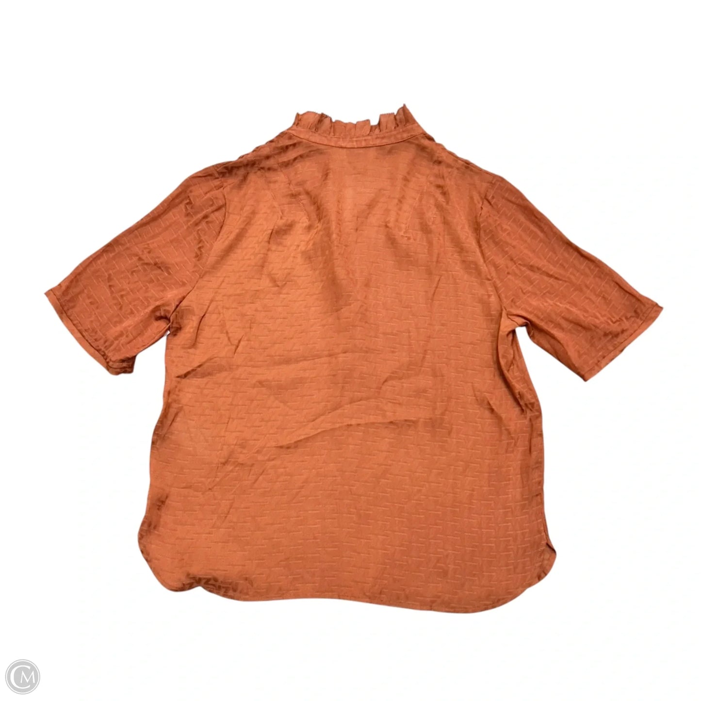 Top Short Sleeve By Zadig And Voltaire In Orange, Size: S