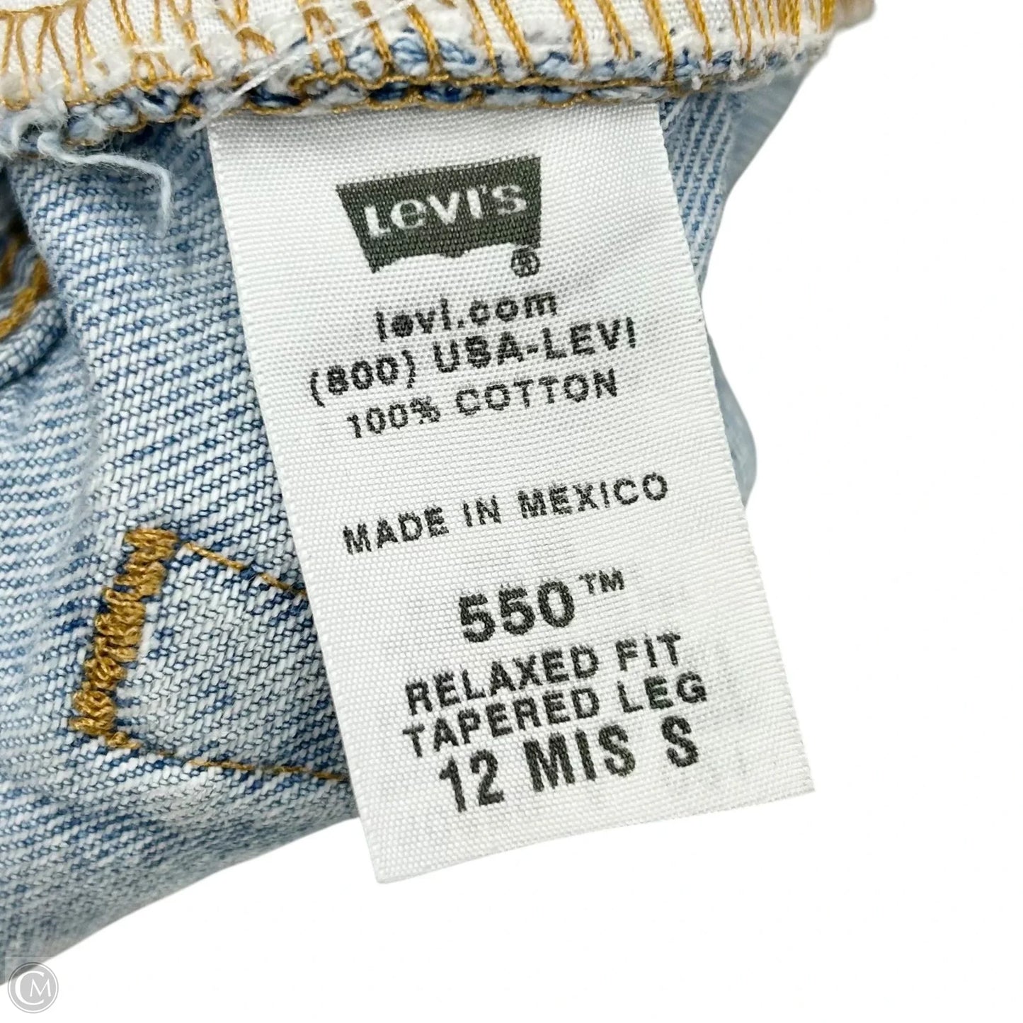 Shorts By Levis In Blue Denim, Size: 12