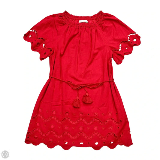 Dress Casual Short By Marie Oliver In Red, Size: Xs