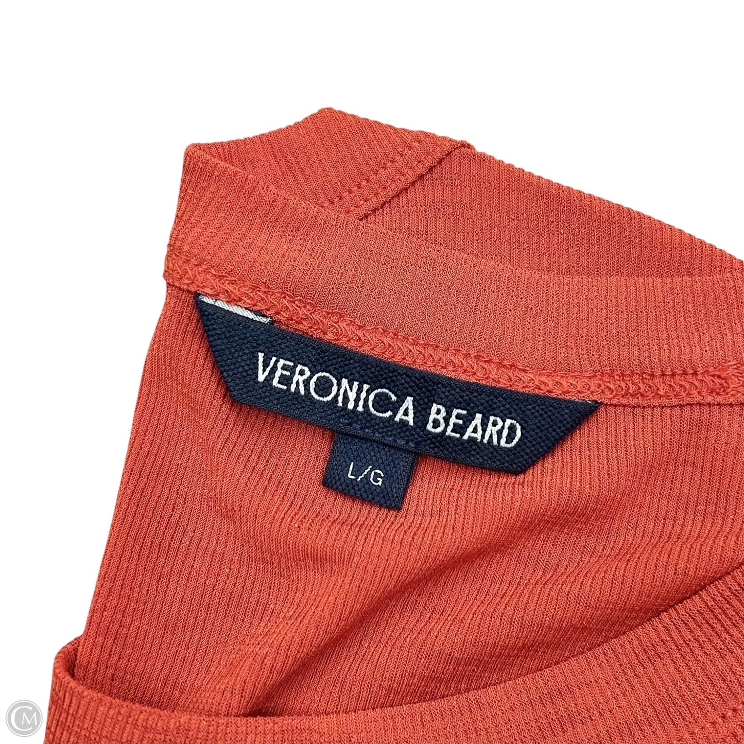 Top Short Sleeve By Veronica Beard In Red, Size: L