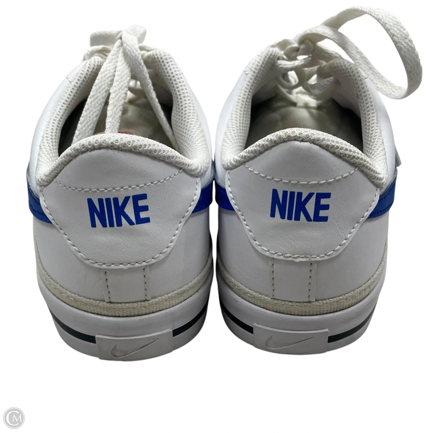 Shoes Sneakers By Nike In Blue & White, Size: 8.5