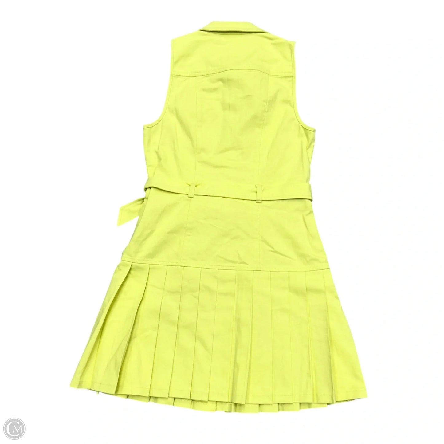 Dress Casual Short By Cinc A Sept In Yellow Denim, Size: S