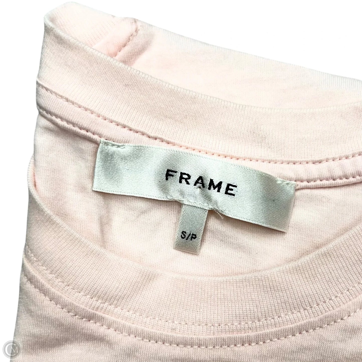 Top Short Sleeve By Frame In Pink, Size: S