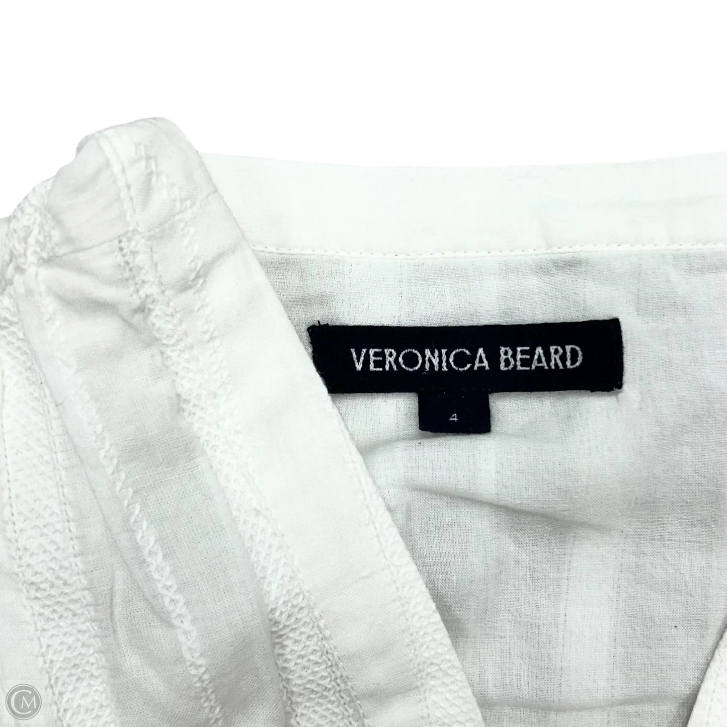 Dress Casual Short By Veronica Beard In White, Size: S