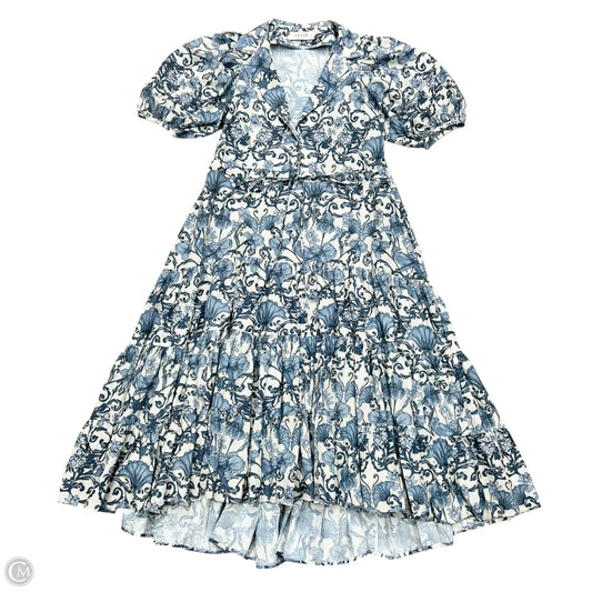 Dress Casual Maxi By Kleid In Blue & Cream, Size: S