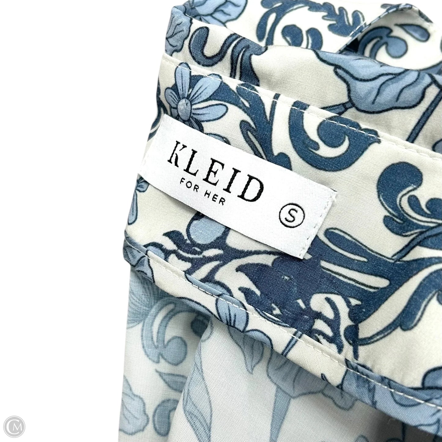 Dress Casual Maxi By Kleid In Blue & Cream, Size: S
