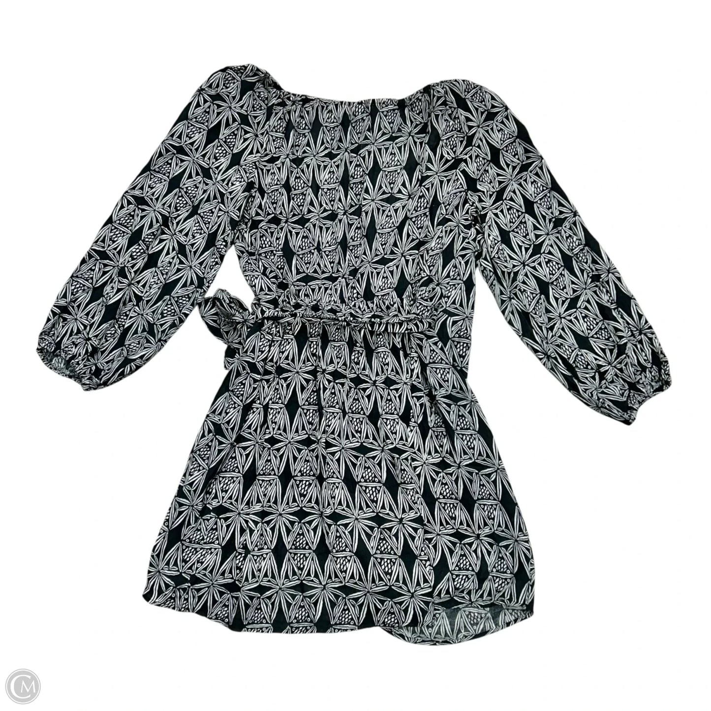 Dress Casual Short By Anthropologie In Black & White, Size: M