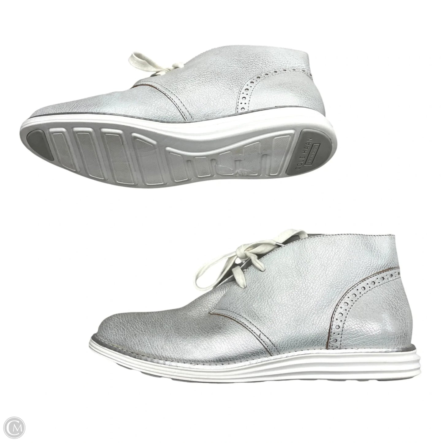Shoes Sneakers By Cole-haan In Silver, Size: 9