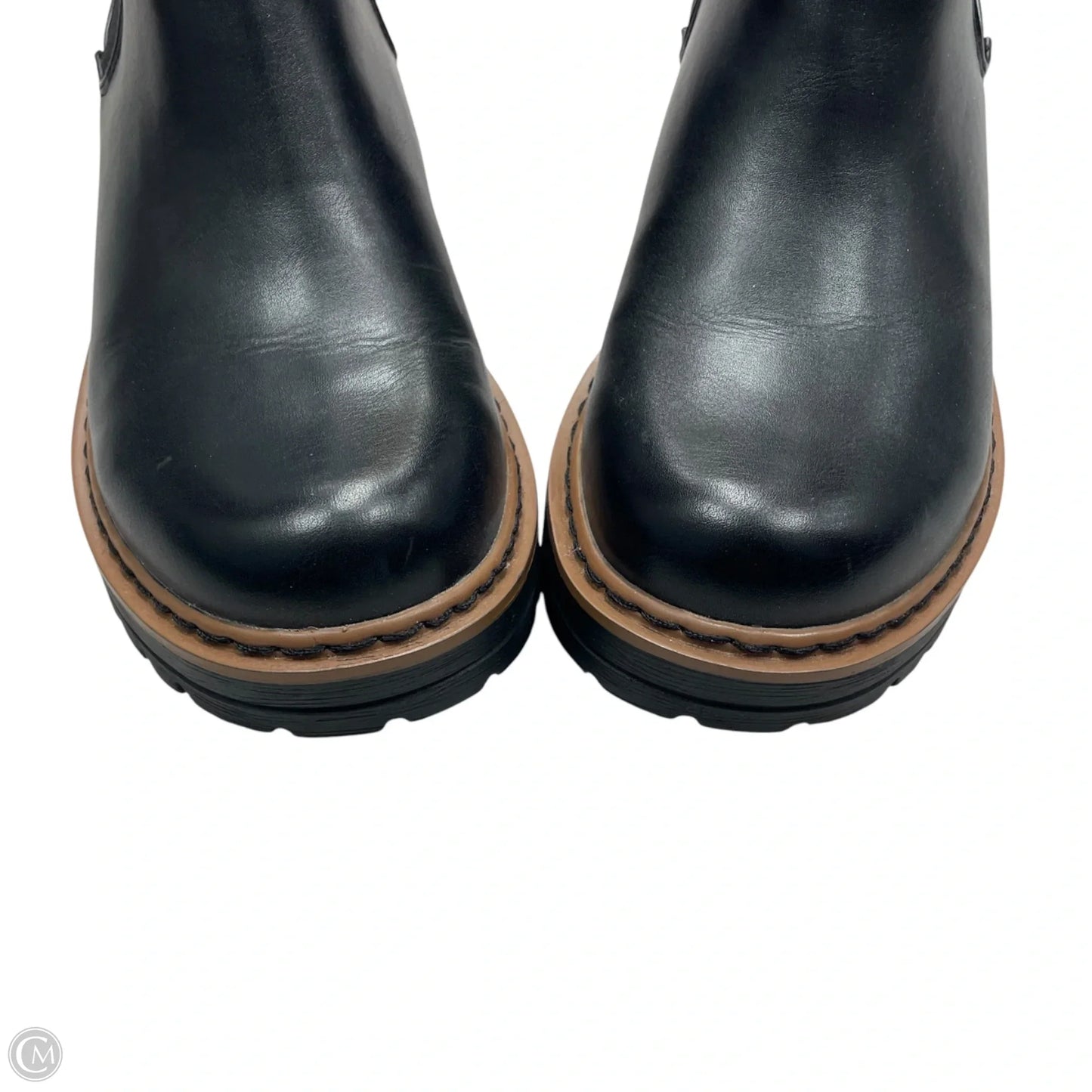 Boots Ankle Flats By Soda In Black, Size: 7