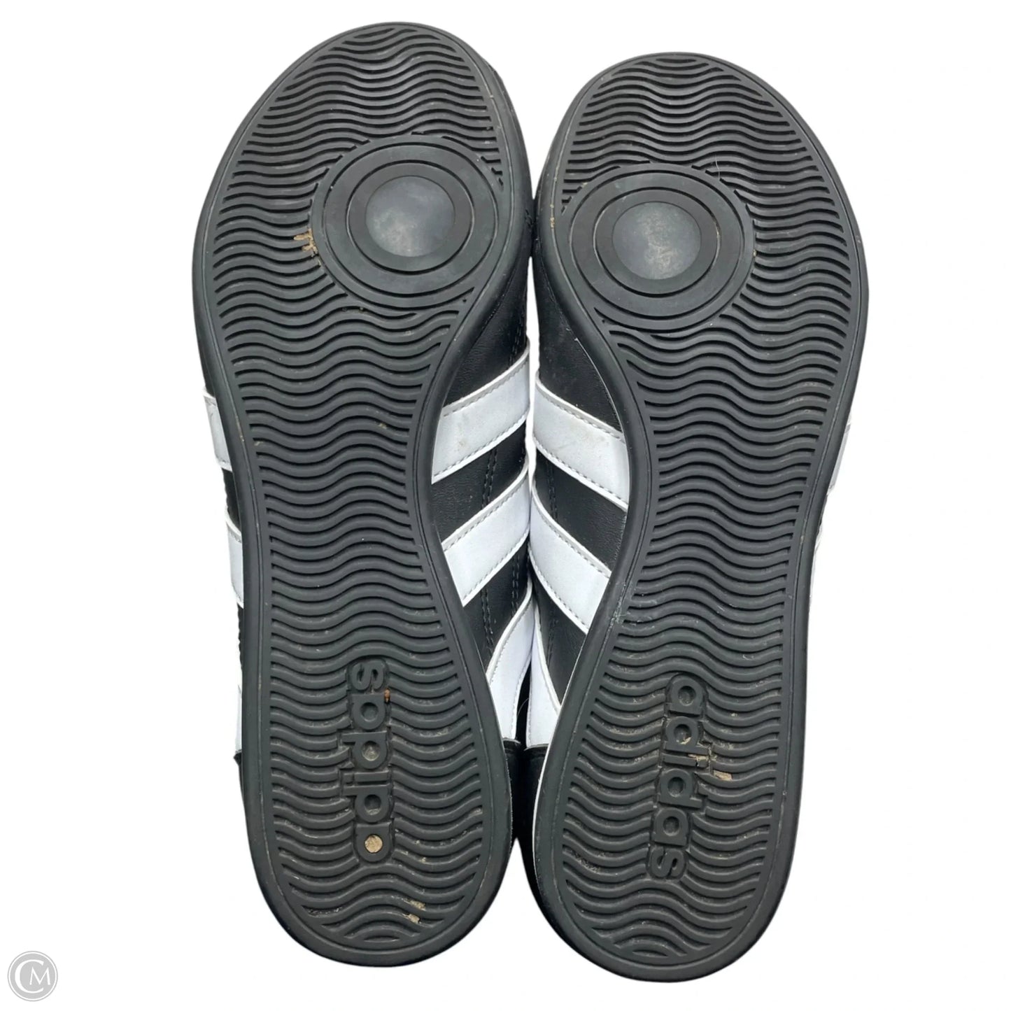 Shoes Sneakers By Adidas In Black & White, Size: 8.5