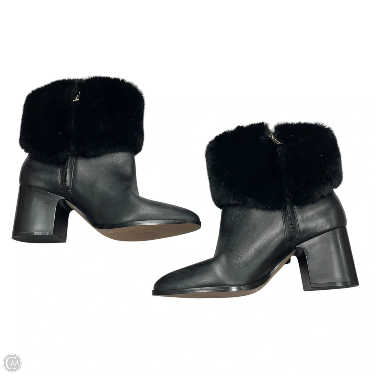 Boots Ankle Heels By Vince Camuto In Black, Size: 8.5