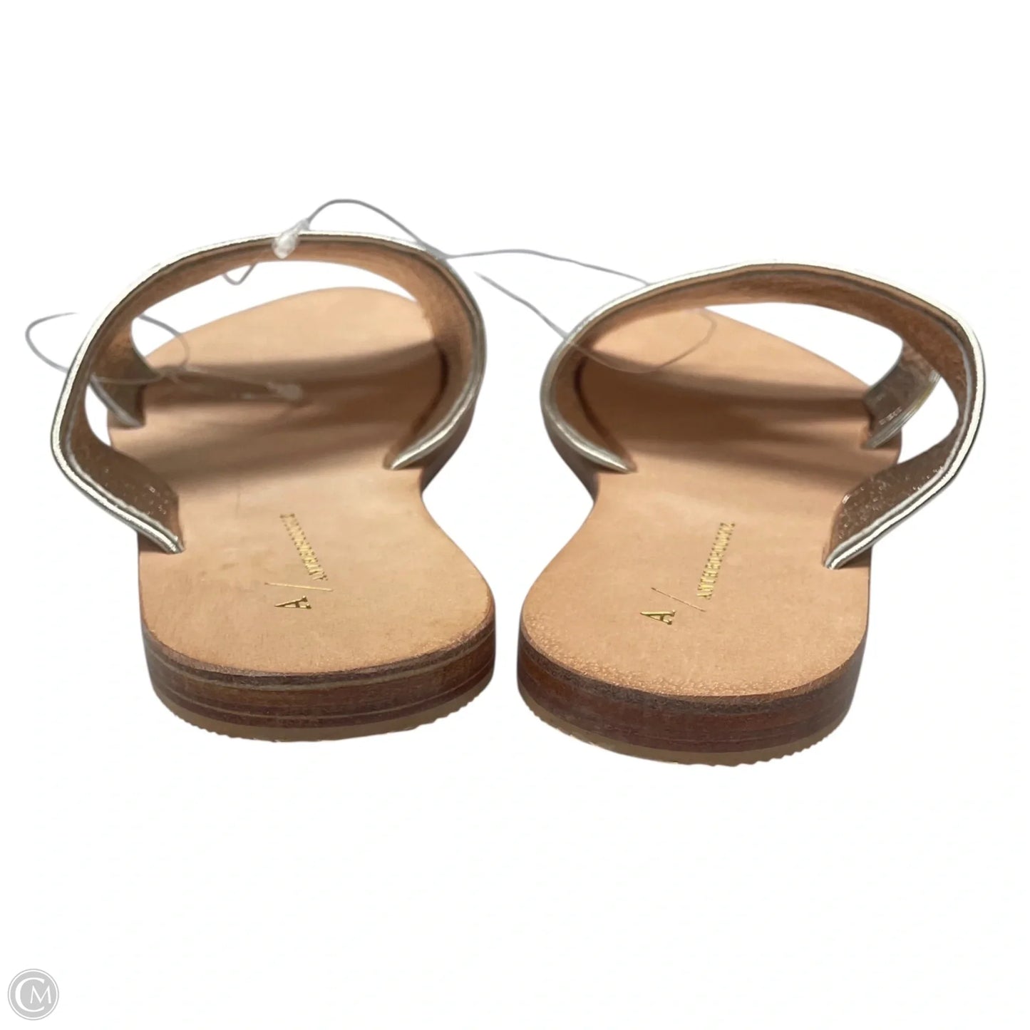 Sandals Flats By Anthropologie In Gold, Size: 7