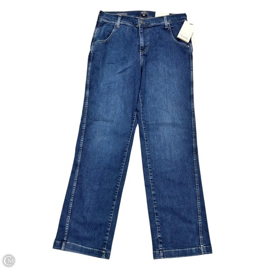 Jeans Straight By Not Your Daughters Jeans In Blue Denim, Size: 10