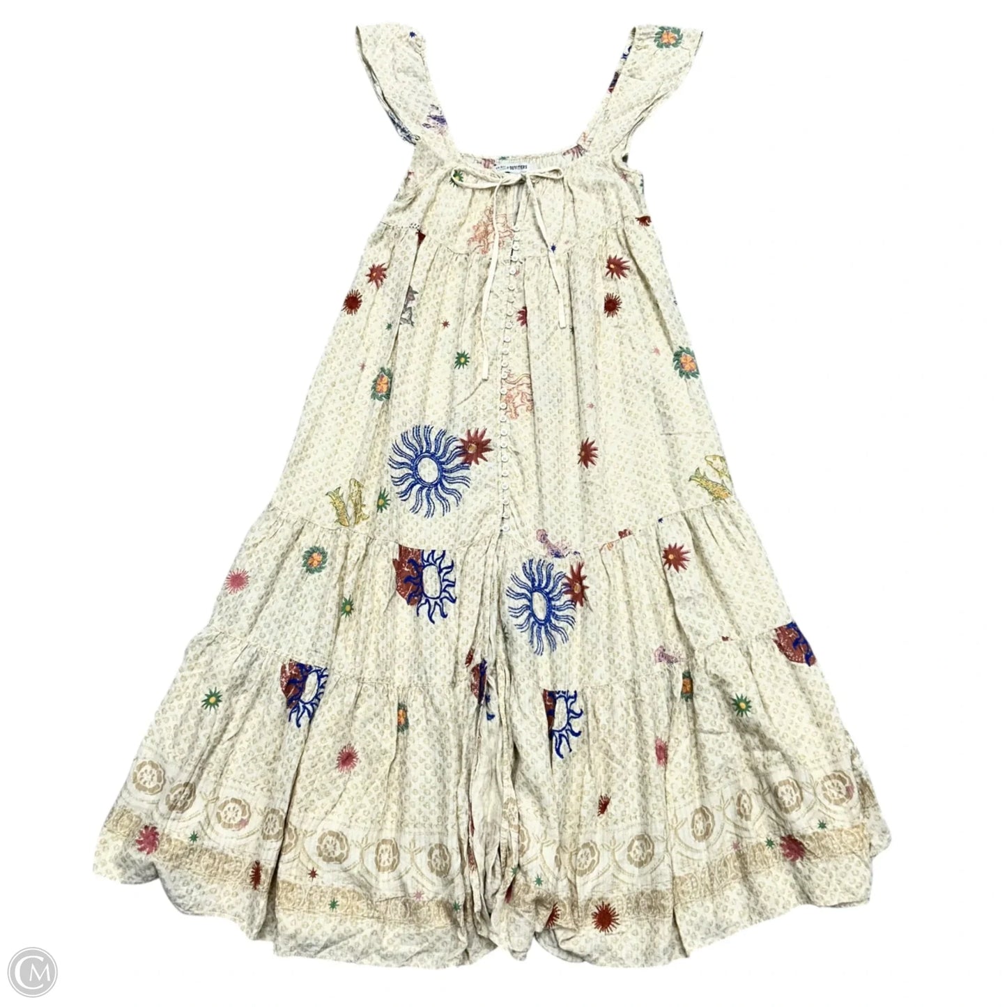 Dress Casual Maxi By Urban Outfitters In Cream, Size: Xs