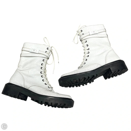 Boots Designer By Tory Burch In White, Size: 9.5