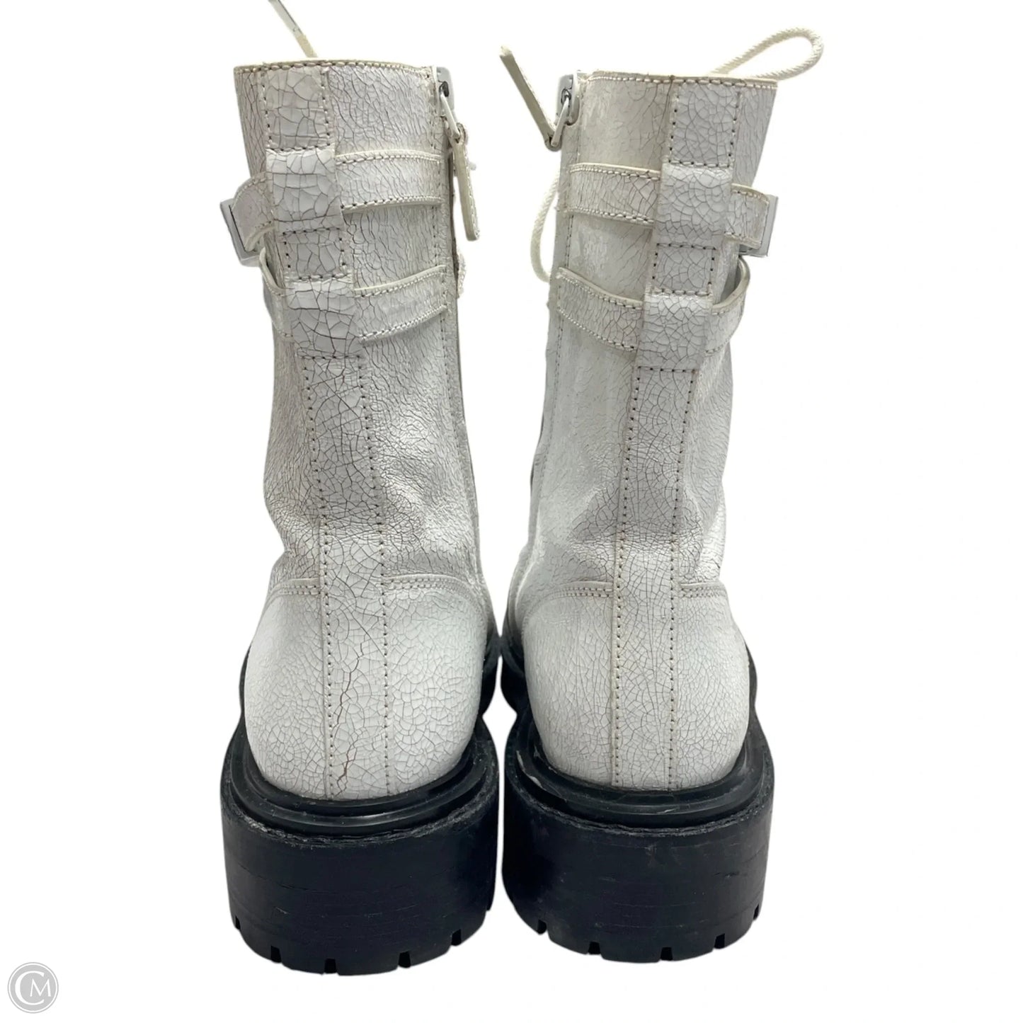 Boots Designer By Tory Burch In White, Size: 9.5