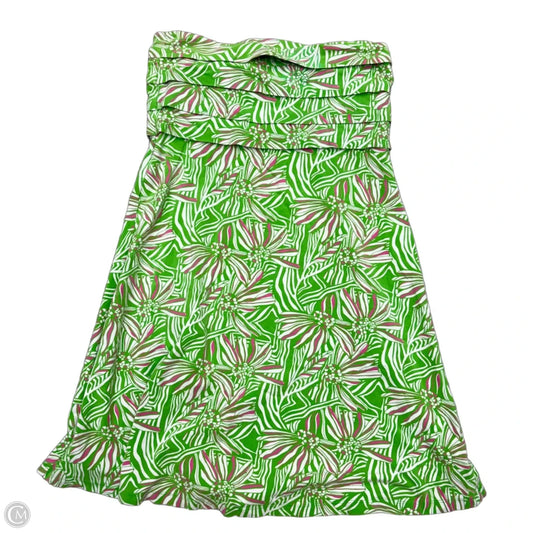 Dress Designer By Lilly Pulitzer In Green & Pink, Size: M