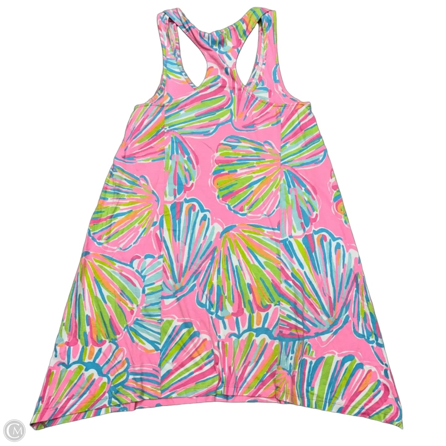 Dress Designer By Lilly Pulitzer In Pink & White, Size: S