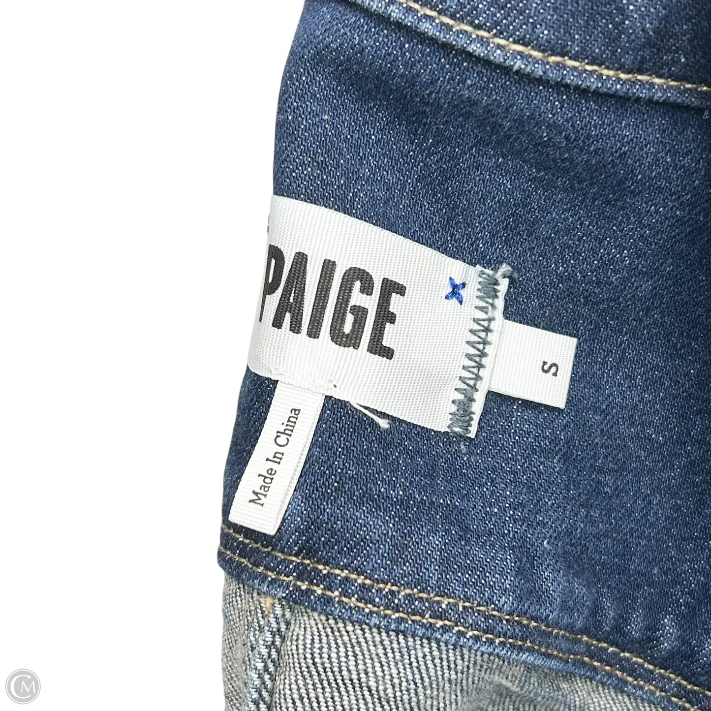 Jacket Denim By Paige In Blue Denim, Size: S