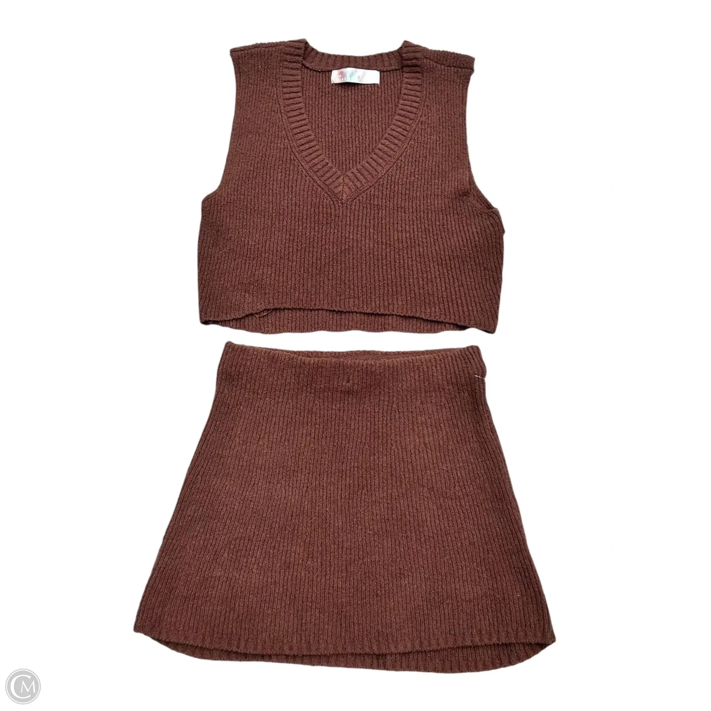 Skirt Set 2pc By Free People In Brown, Size: Xs