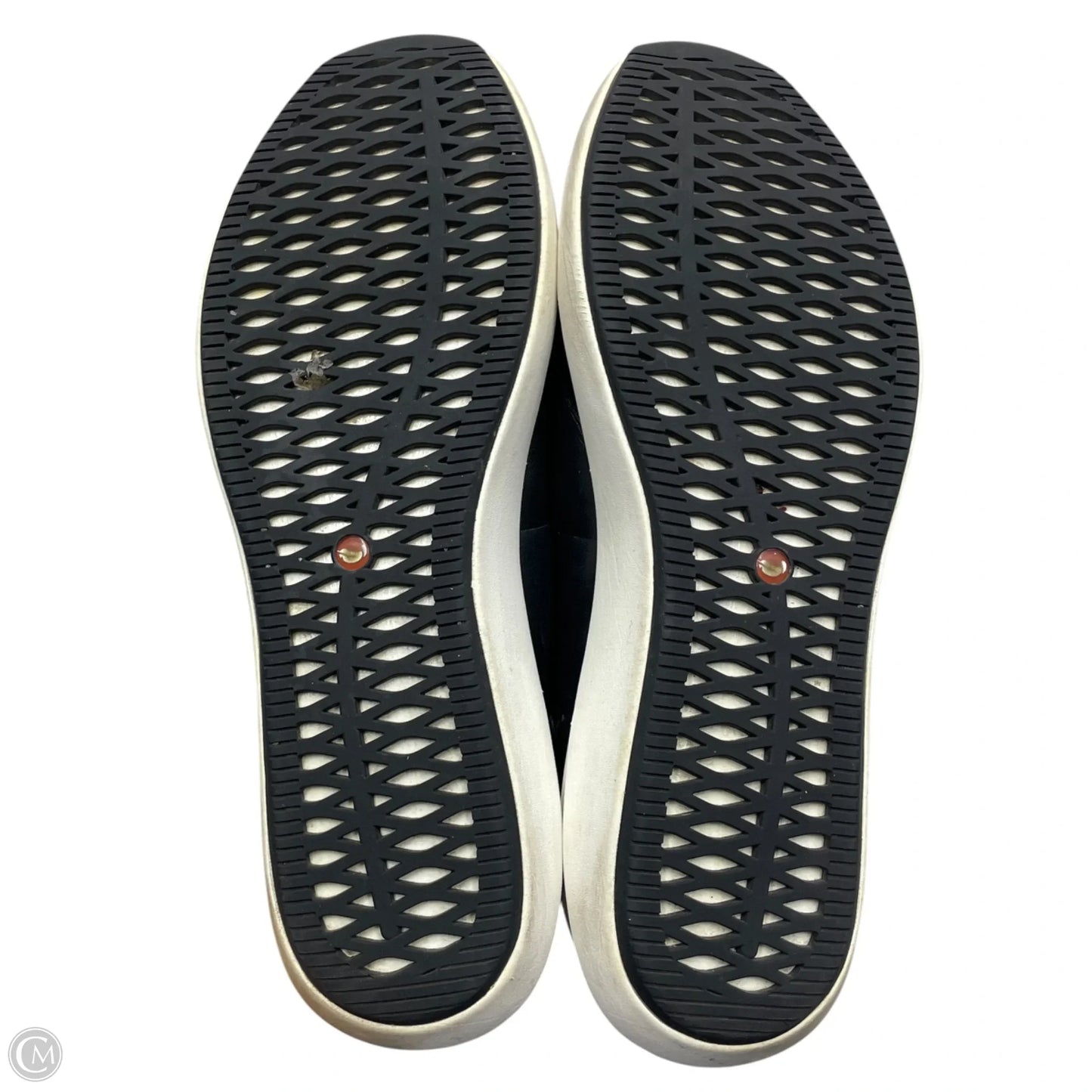 Shoes Flats By Clarks In Black, Size: 12