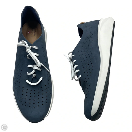 Shoes Sneakers By Clarks In Navy, Size: 12