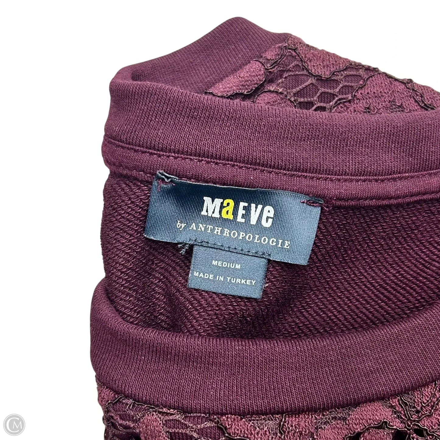 Top Long Sleeve By Maeve In Purple, Size: M