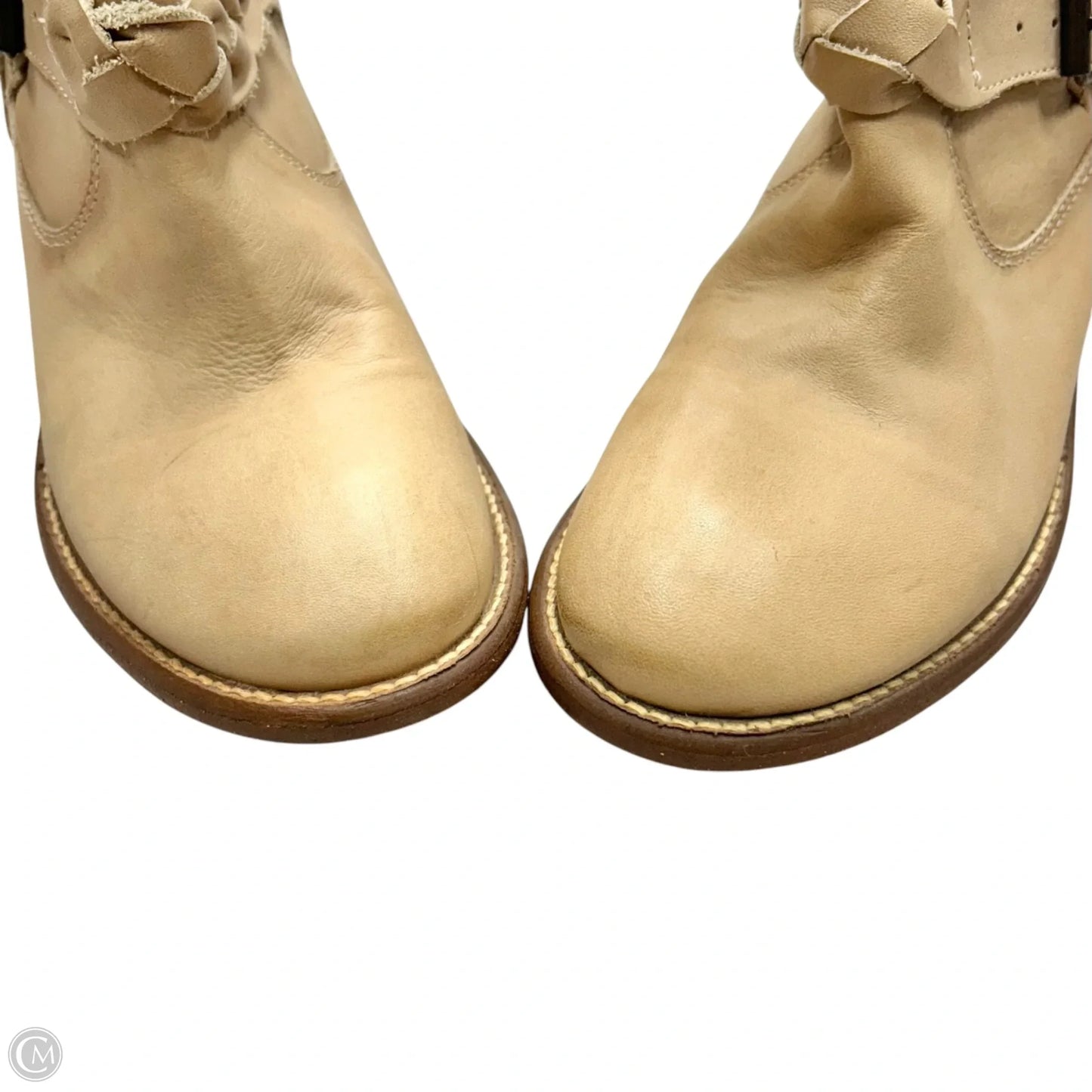 Boots Ankle Flats By Musse & Cloud In Tan, Size: 7