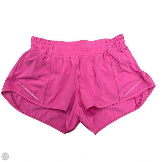 Athletic Shorts By Lululemon In Pink, Size: S