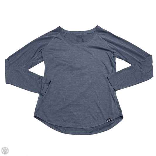 Athletic Top Long Sleeve Crewneck By Patagonia In Blue, Size: M