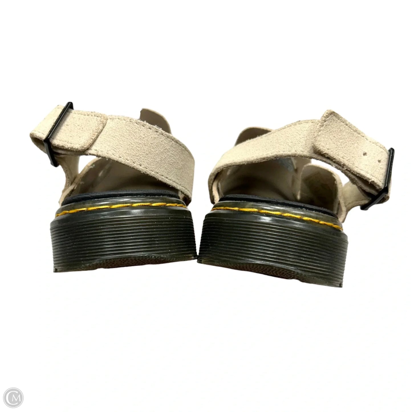 Shoes Flats By Dr Martens In Taupe, Size: 8