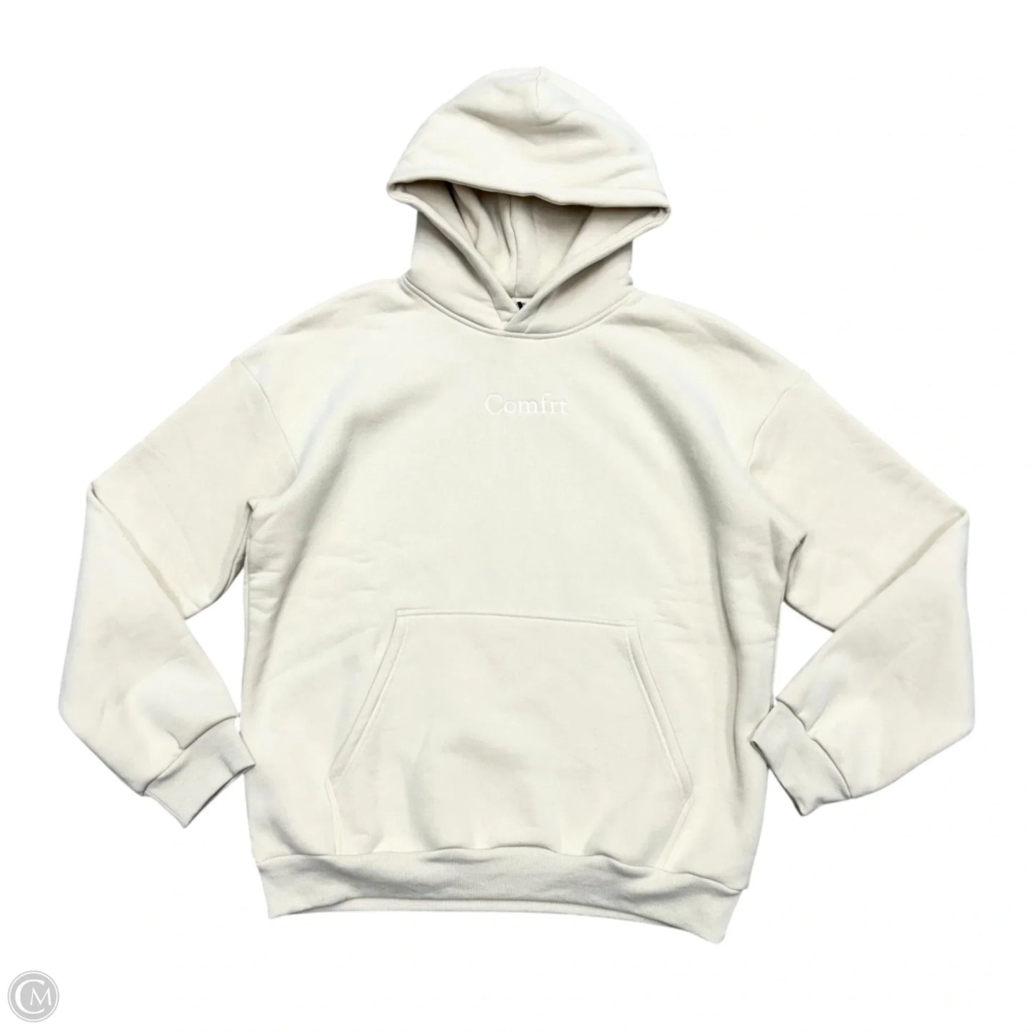 Sweatshirt Hoodie By Comfrt In Tan, Size: Xl