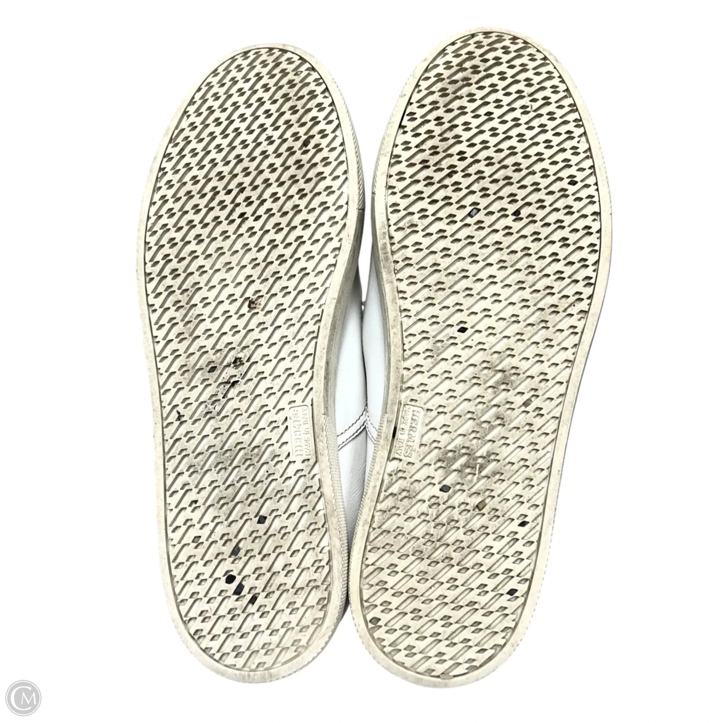 Shoes Luxury Designer By Hermes In White, Size: 9