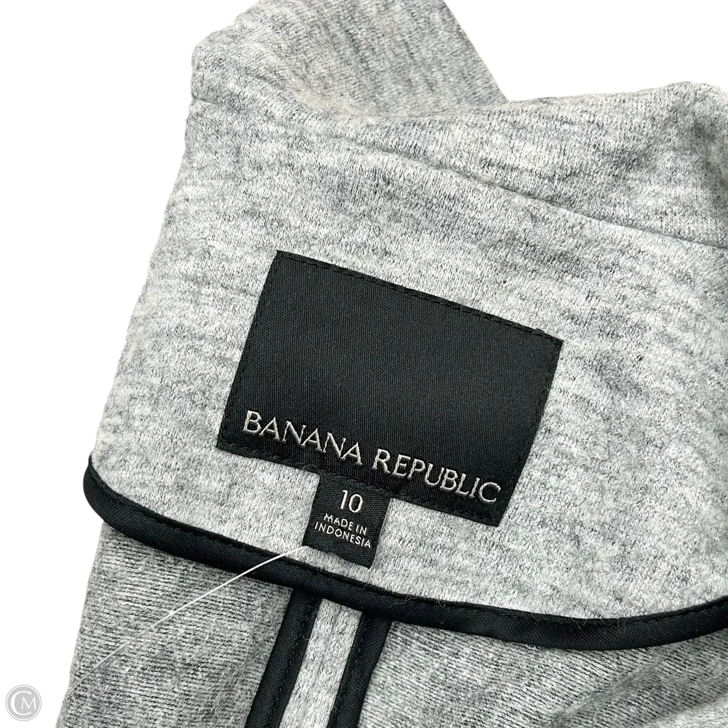 Blazer By Banana Republic In Grey, Size: M