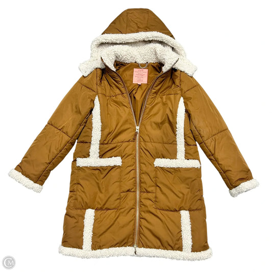 Coat Peacoat By J. Crew In Tan, Size: M