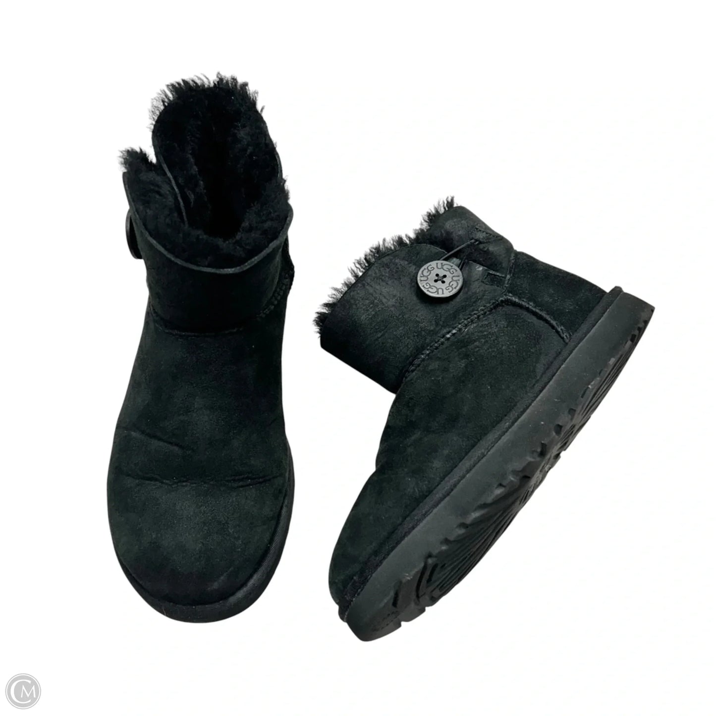 Boots Designer By Ugg In Black, Size: 8