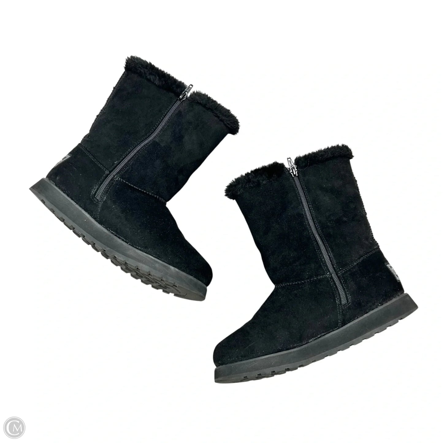 Boots Ankle Flats By Skechers In Black, Size: 6