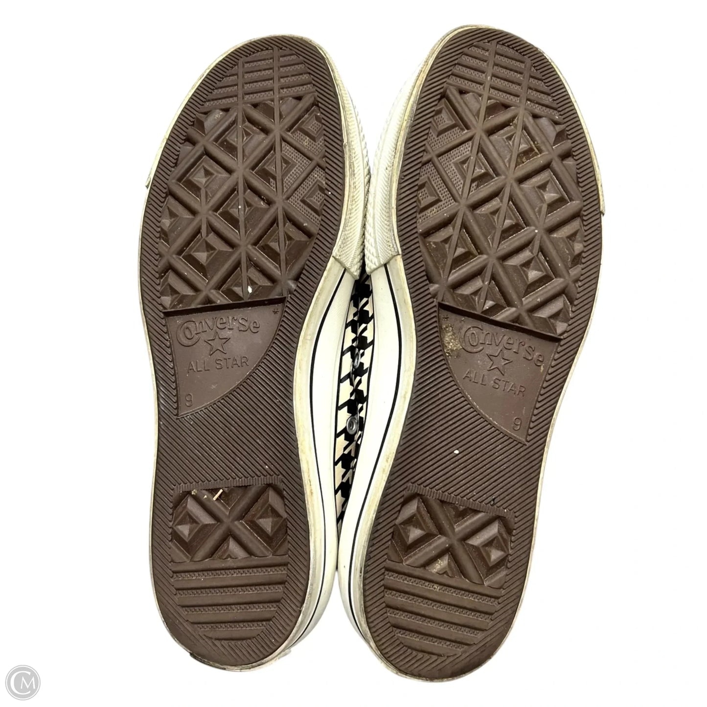 Shoes Sneakers Platform By Converse In Black & Cream, Size: 11