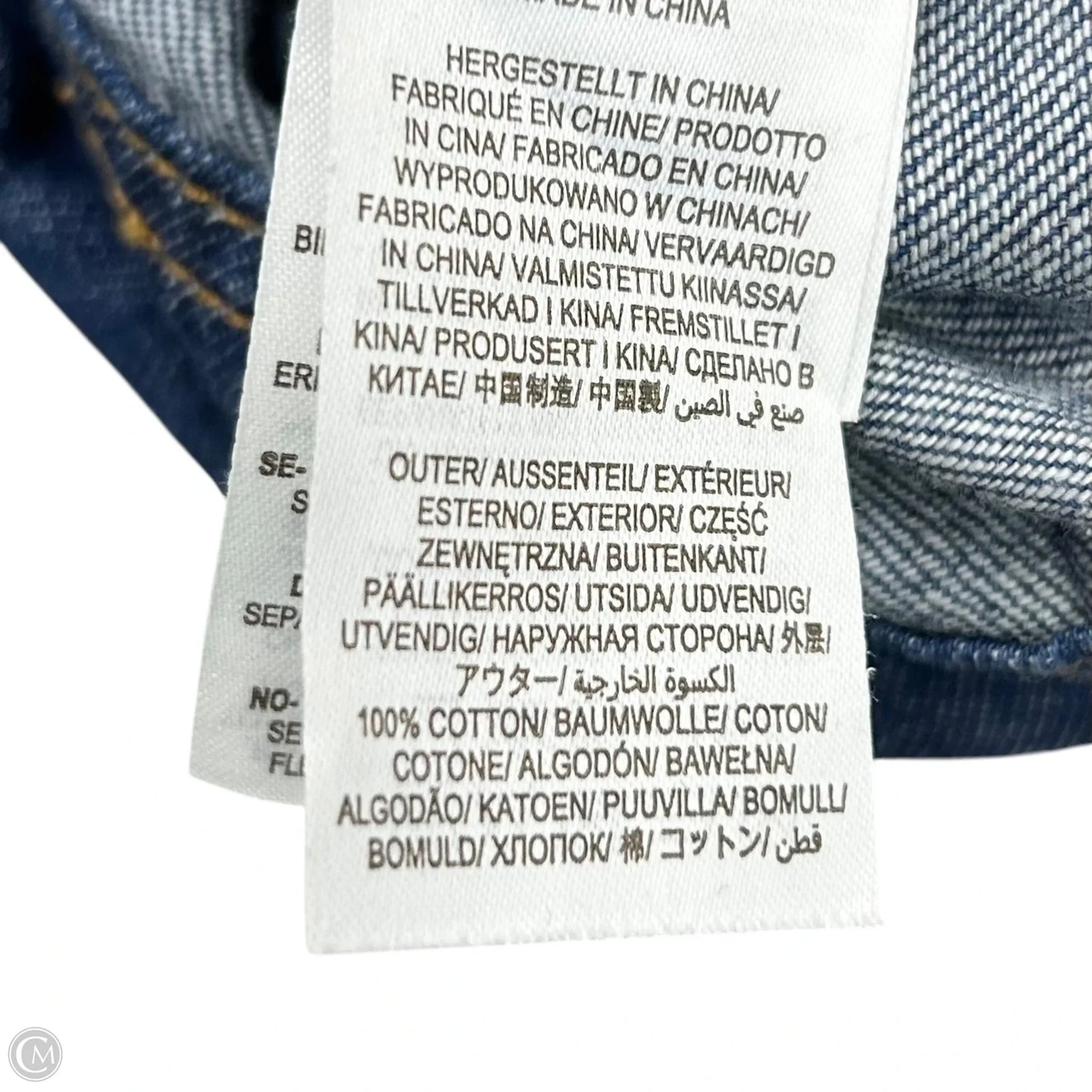 Dress Casual Short By Boden In Blue Denim, Size: M