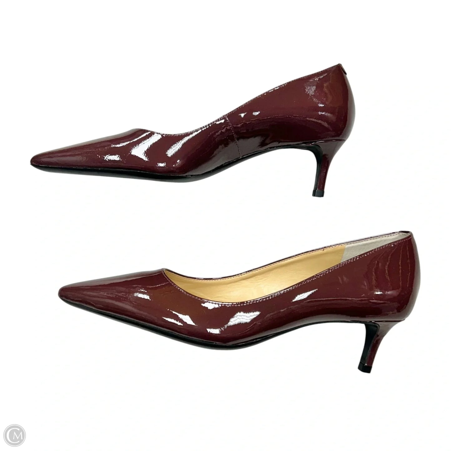Shoes Heels Kitten By Talbots In Maroon, Size: 8