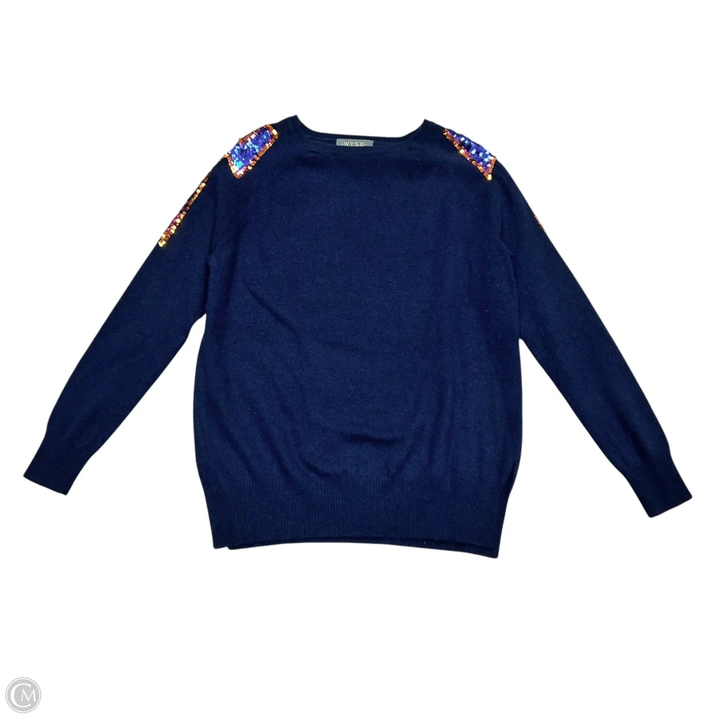 Sweater Cashmere By Wyse In Navy, Size: S