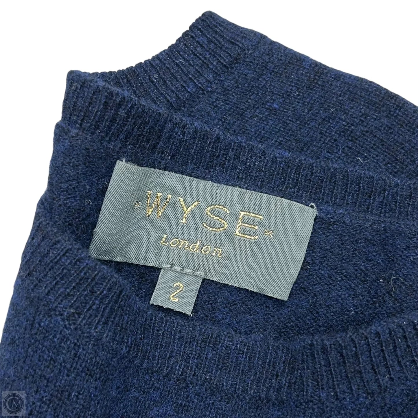 Sweater Cashmere By Wyse In Navy, Size: S