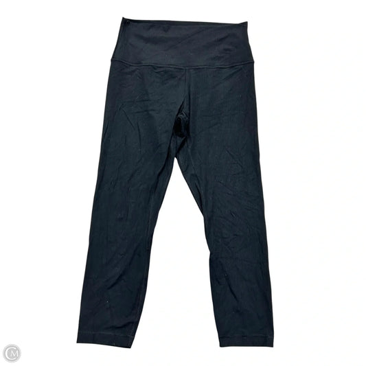 Athletic Leggings Capris By Lululemon In Black, Size: M
